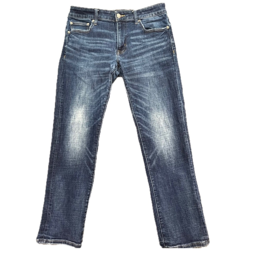 American Eagle Outfitters Slim Straight Jeans Mens 32x30 Dark Wash‎ Flex Denim